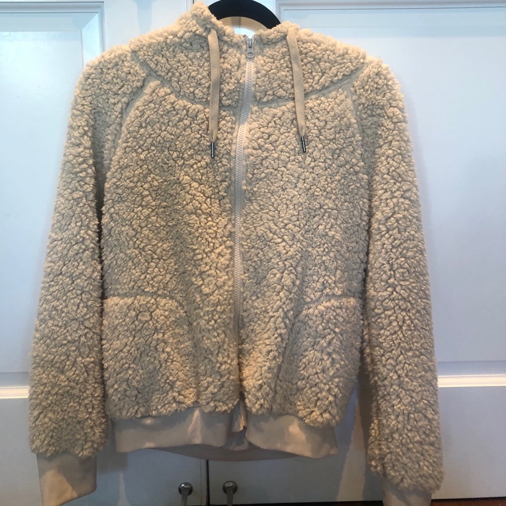 Zella Teddy zip up hoodie